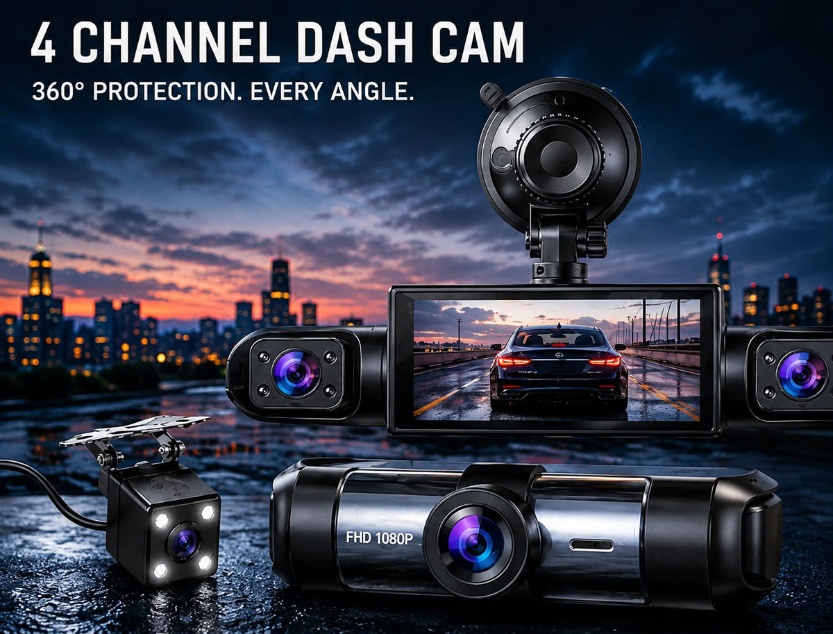 Arker Vision 4 — 4 Kanallı Full HD Videoregistrator