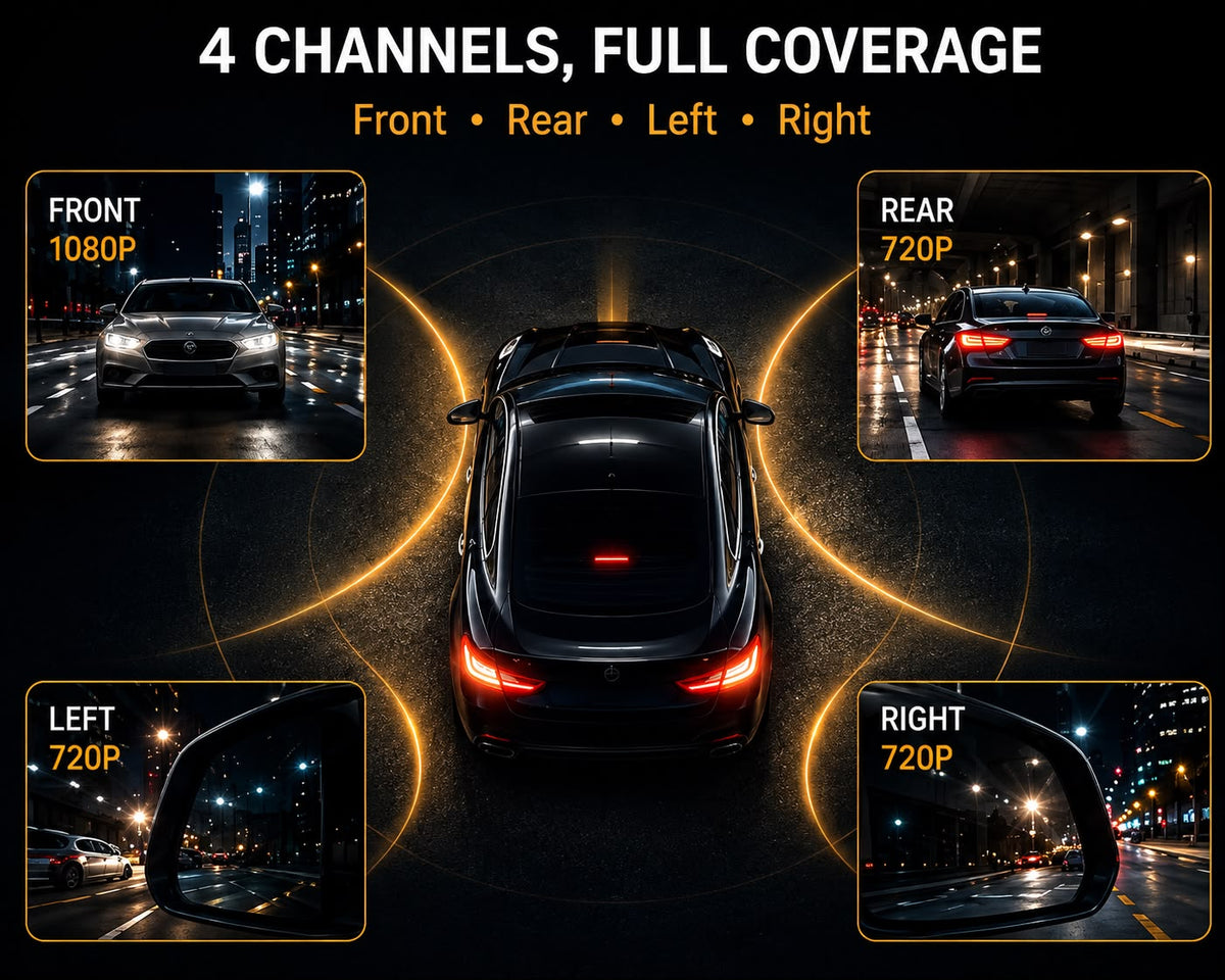 Arker Vision 4 — 4 Kanallı Full HD Videoregistrator