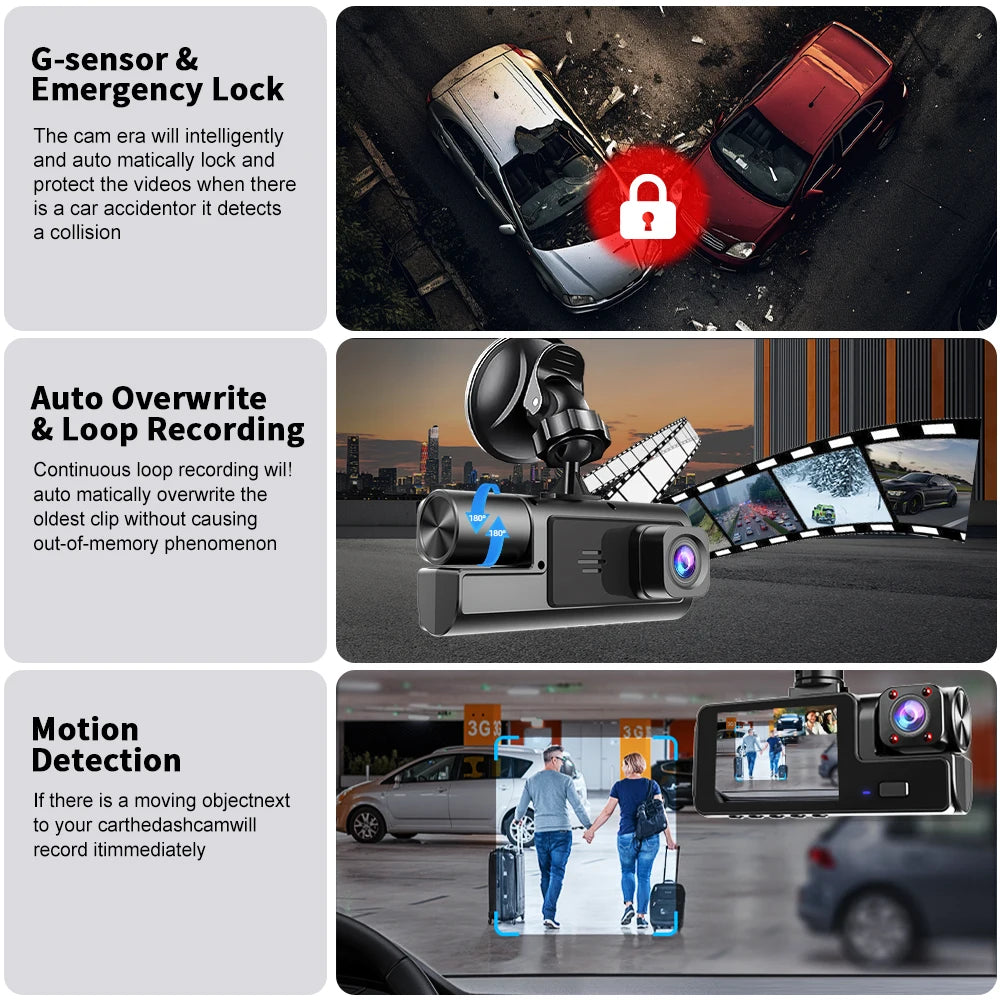 Arker Vision X3™ — 3 Kanallı Ağıllı Videoregistrator